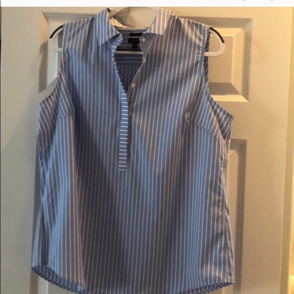 Talbots sleeveless blouse. Size 14